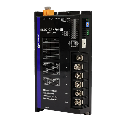 ELD2-CAN7040B DC szervo DC24-70V, 40A folyamatos, 120A csúcsáram, CANopen