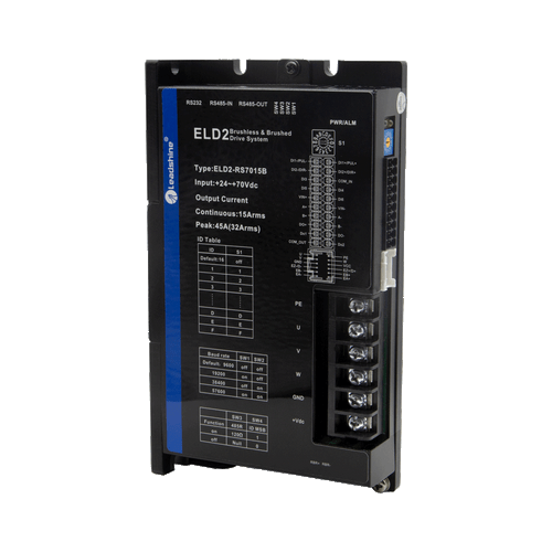 ELD2-RS7015B DC szervo DC24-70V, 15A folyamatos, 45A csúcsáram, RS485,Step/Dir, Analóg