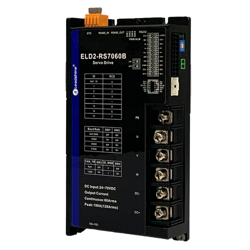 ELD2-RS7060B DC szervo DC24-70V, 60A folyamatos, 180A csúcsáram, RS485,Step/Dir, Analóg