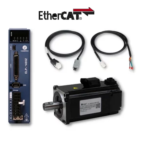 LS szervó készlet ELP-EC1000Z meghajtó + ELM1000FM80H-SS Motor 1000W 3000rpm ( EtherCAT 5m kábelkészlet)